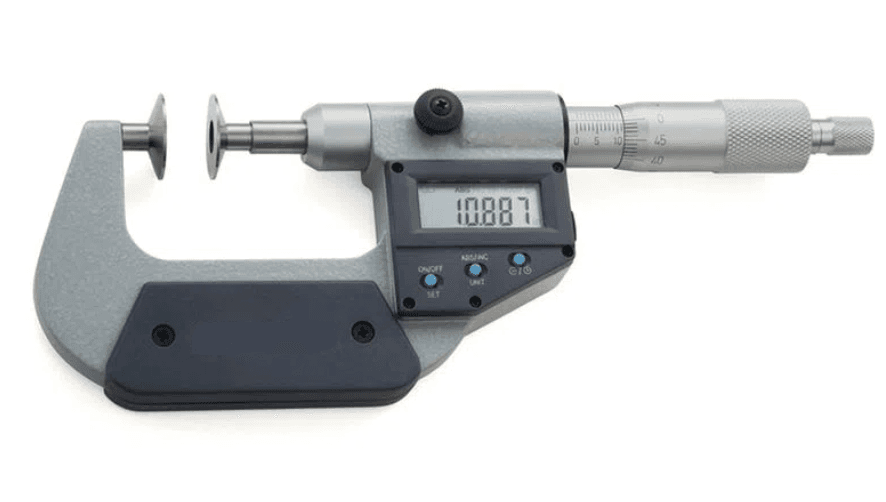 MICROMETRO DIGITAL EXT. 000.025MM TIPO DISCO 0,01MM 600.7221