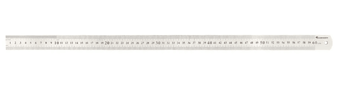 ESCALA DE ACO INOX 600MM - CARBOGRAFITE