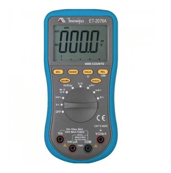 MULTIMETRO DIGITAL ET-2076A / ET-2231A