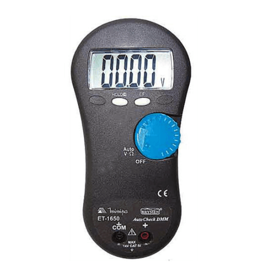 MULTIMETRO DIGITAL ET-1660 / ET-1660