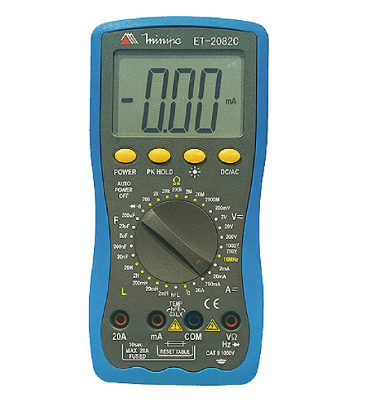 MULTIMETRO DIGITAL ET-2082C