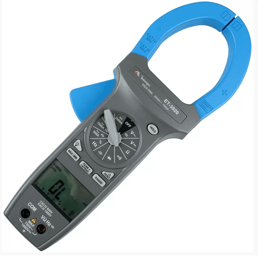 ALICATE AMPERIMETRO ET-3920 - 1500A CAT MINIPA*