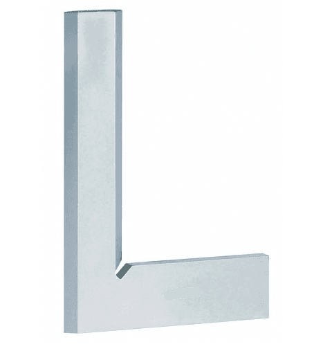 ESQUADRO ACO INOX COM FIO SEM BASE 75 X 50 MM