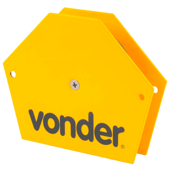 ESQUADRO MAGNETICO 30KG HEXAGONAL PARA SOLDA