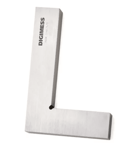 ESQUADRO ACO INOX SEM FIO SEM BASE 100 X 70 MM