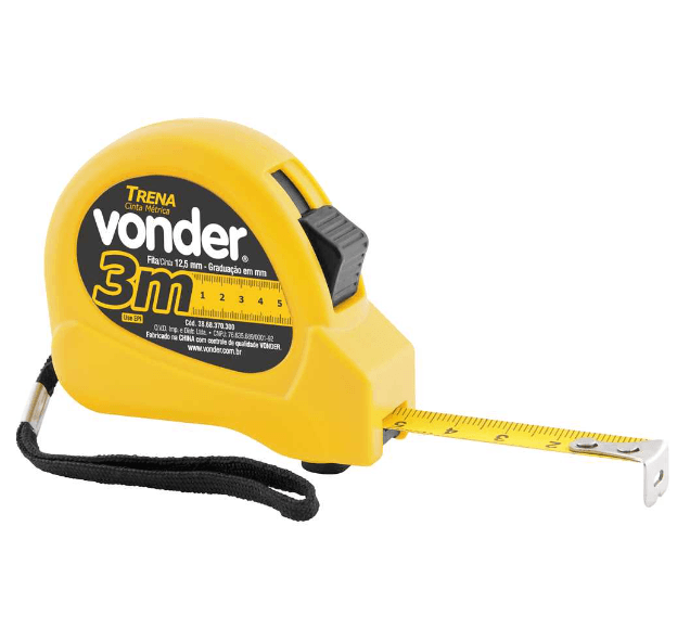 TRENA DE BOLSO 3MT ECONOMICA VONDER