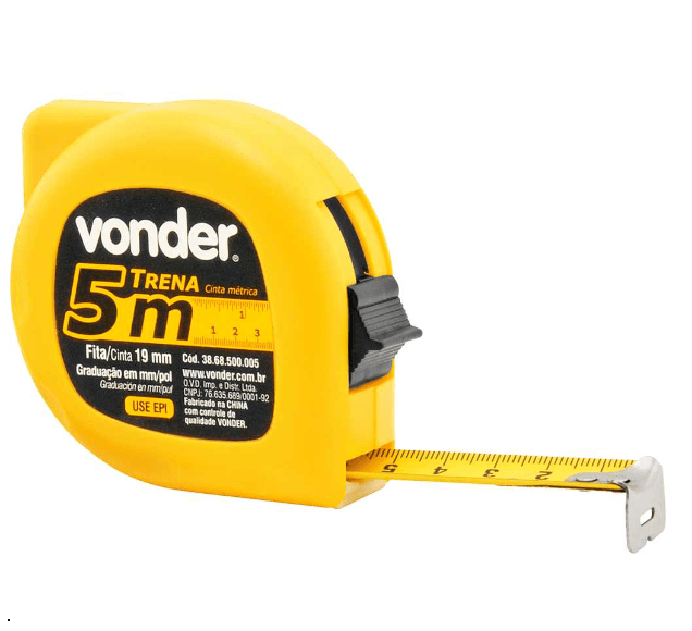 TRENA DE BOLSO 5MT VONDER
