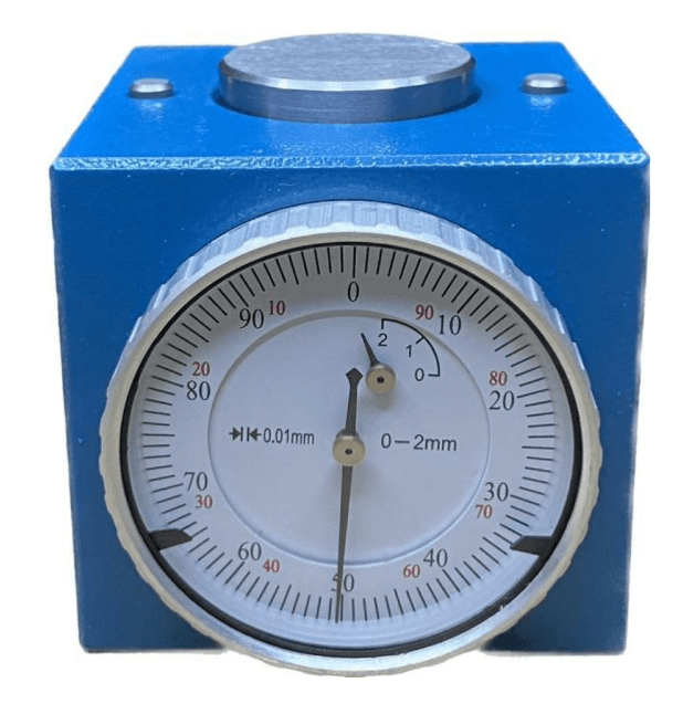 PRESSETER COM RELOGIO ALT. 50MM - 0,01 AZUL