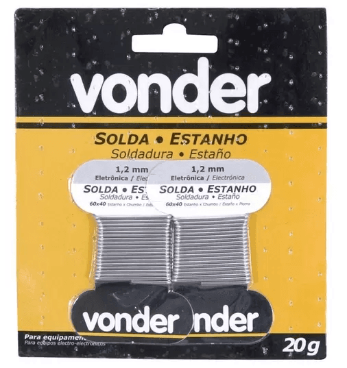 ESTANHO CARTELA DE FIO 60X40 1.2MM 20G