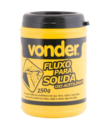 FLUXO DE SOLDA LATAO/COBRE 250 GR VONDER