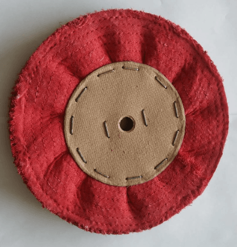 RODA DE SISAL E PANO RESINADA (ESCOVA) 250X 15X 32 VERMELHA