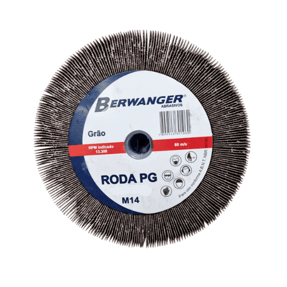 RODA PG SUPER 100X050 #080 M14 LIXA