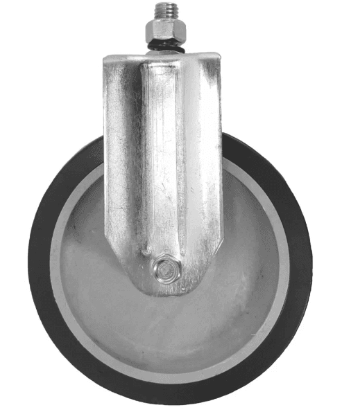 RODIZIO 6" FIXO ESPIGA PVC 85KG - FLE 612 BP