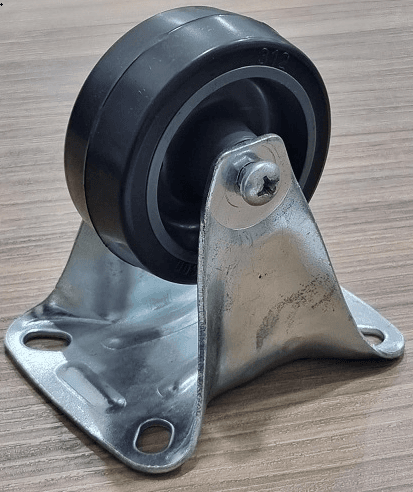 RODIZIO 3" FIXO PLACA PVC 60KG - FLP 312 BP