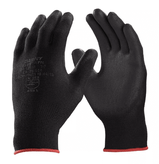 LUVA MULTITATO/FLEXTACTIL PRETA T07 - P - CA: 29.014
