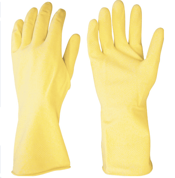 LUVA LATEX NATURAL AMARELA T08M - CA: 36.846