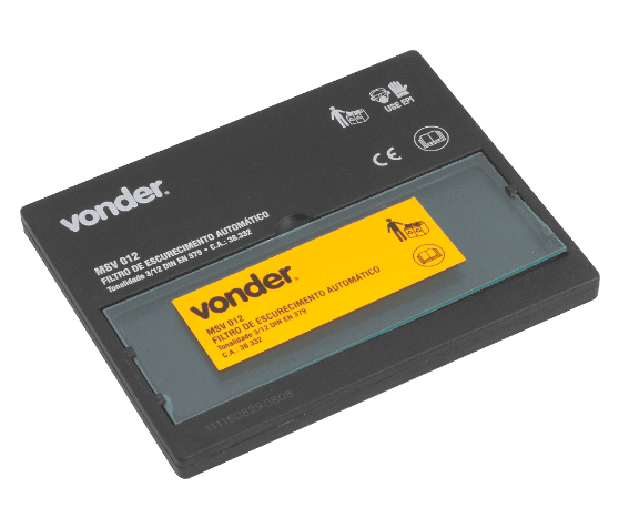 FILTRO ESCURECEDOR MASCARA DE SOLDA MSV 012 VONDER*