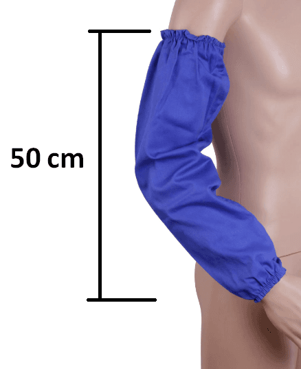 MANGA DE BRIM AZUL