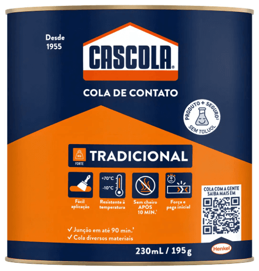 ADESIVO DE CONTATO CASCOLA 195G