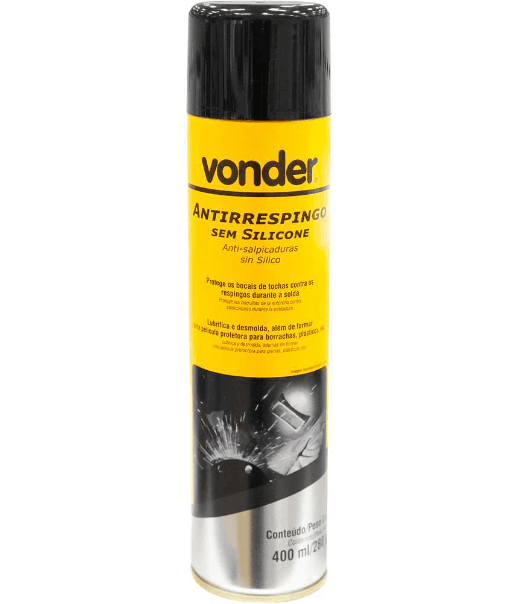 ANTIRESPINGO SPRAY SEM SILICONE 280GR VONDER