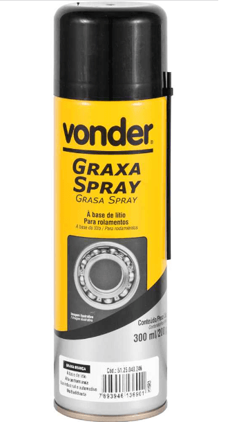 GRAXA SPRAY BRANCA 200GR (B.LITIO)
