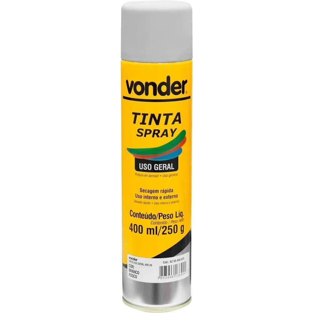 TINTA SPRAY BRANCO FOSCO 400ML
