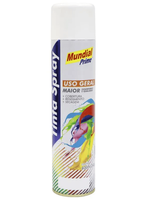 TINTA SPRAY BRANCO FOSCO 400ML