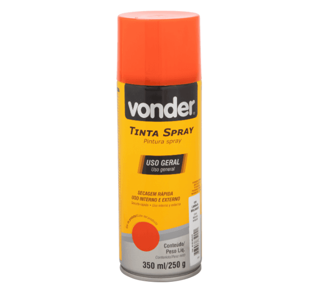 TINTA SPRAY LARANJA 350ML