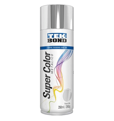 TINTA SPRAY METALICA CROMADA 350ML