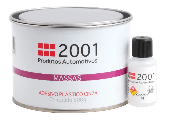 MASSA PLASTICA 500GR C/ CATALIZADOR 2001