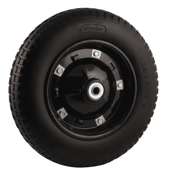 RODA COMPLETA PNEU MACICO 3/4*