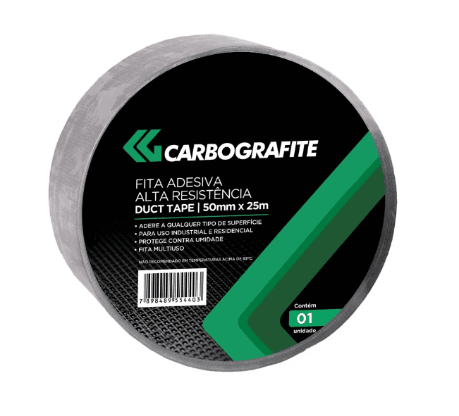 FITA ADESIVA 50 X 25 REFORCADA DUCT TAPE