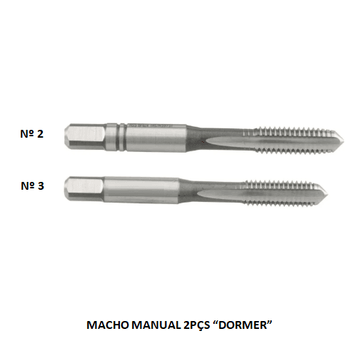 MACHO MANUAL M03.0 X 0.50 2PCS DORMER