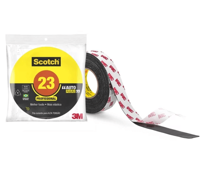 FITA ISOLANTE 19 X 10 - 90º C 69.000V AUTOFUSAO 3M